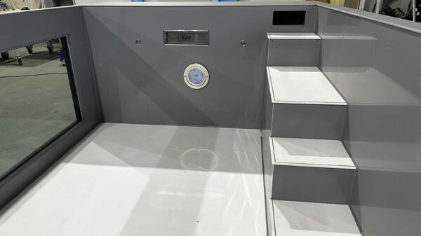 Piscine en polypropylène 6.5 mx 2.5 m avec fenêtre de piscine de 4 m – Image 3