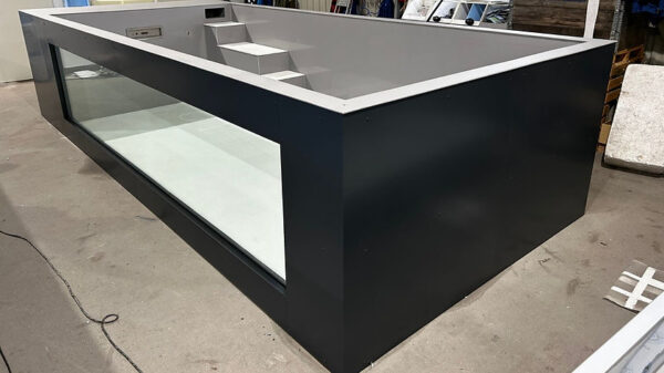 Piscine en polypropylène 6.5 mx 2.5 m avec fenêtre de piscine de 4 m – Image 6