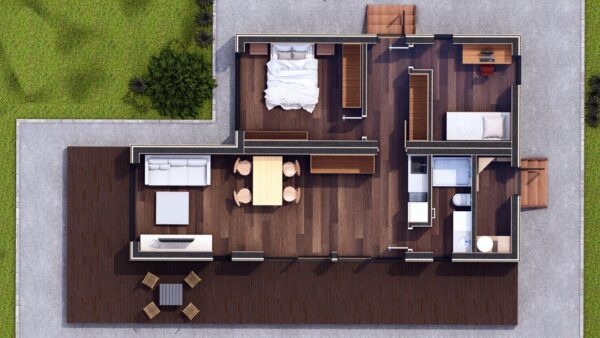 Tiny House - Maison modulaire - Mini-maison, Maison préfabriquée - 72 m² - Économe en énergie - Modèle SIP – Image 8