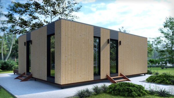 Tiny House - Maison modulaire - Mini-maison, Maison préfabriquée - 72 m² - Économe en énergie - Modèle SIP